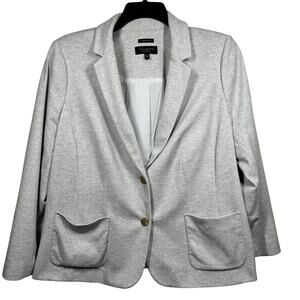 Talbots Aberdeen Blazer Jacket Women’s‎ 20 Gray Stretch Office Classic Career